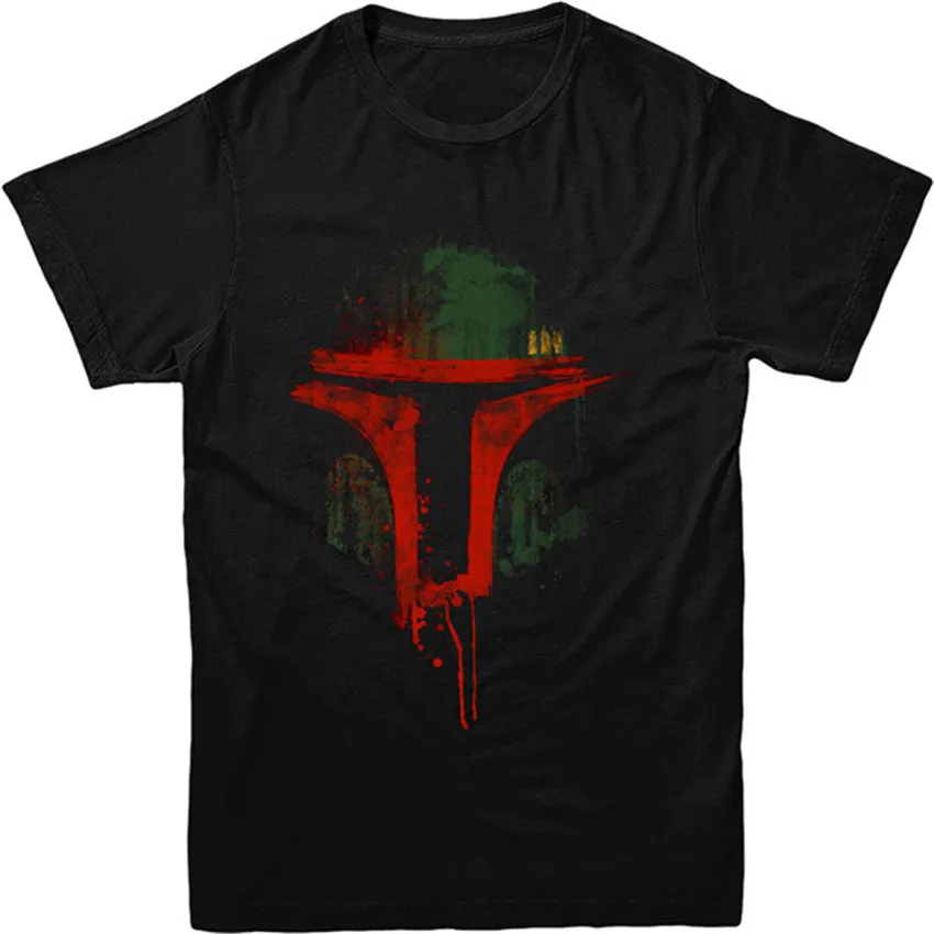

Vintage Graphic T Shirt Boba Fett Face T Shirt Inspired Design Top Free Shipping Harajuku Tops Fashion Classic