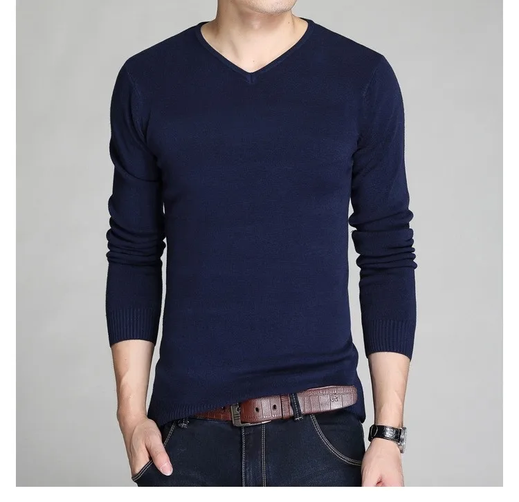 Для Мужчин's свитеры для женщин Мода 2019 г. брендовая одежда Тонкий Вязание мужчин s свитеры и Пуловеры Блузка повседневное V образным вырезо