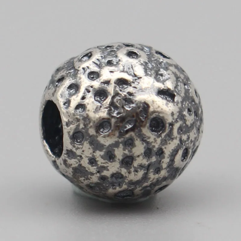 

Vintage Beads Jewelry Making 925 Sterling Silver Moon Silver Beads Charms Fit European Troll Bracelet DIY Jewelry Charm Bracelet