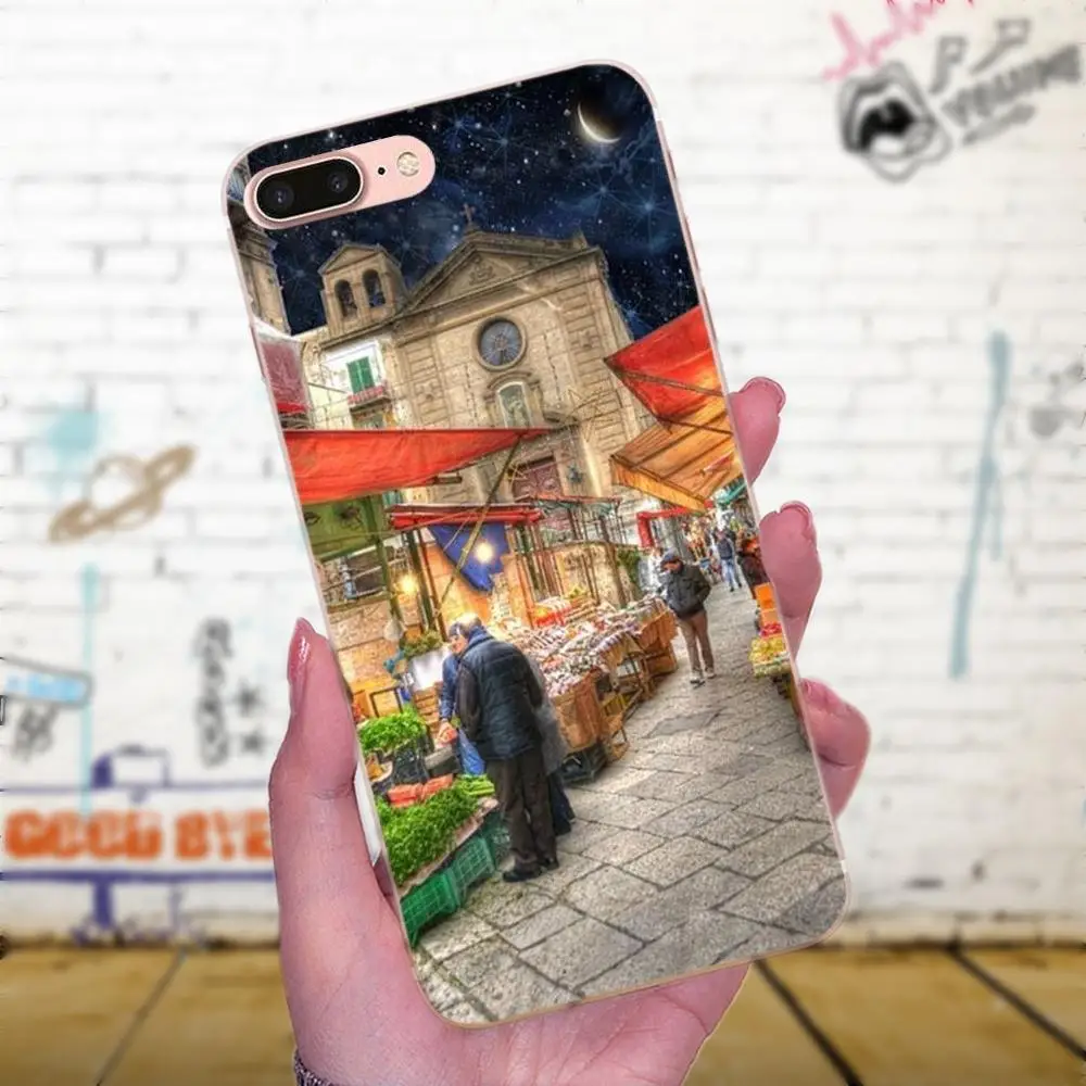 Красивая Сицилия Италия милая для Apple iPhone X XS Max XR 4 4S 5 5C 5S SE 6 6S 7 8 Plus
