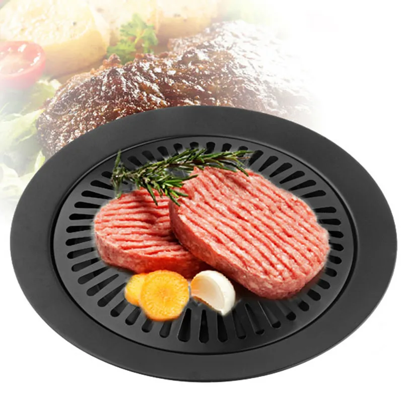 E SHOW Smokeless barbecue grill gas Household non stick Gas Stove plate