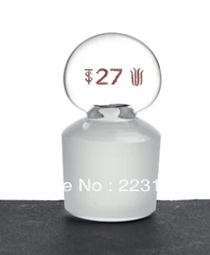 

S280027 Stopper, Glass,Flask Length, Pennyhead, Joint:#27
