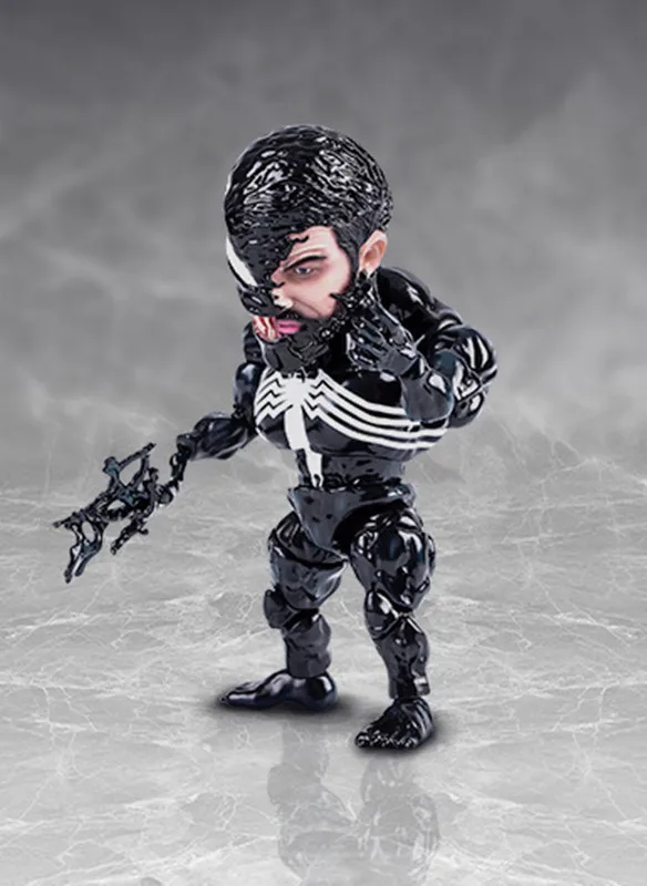 Marvel figure 17cm Venom from Spider Man PVC mini doll Anime Venom
