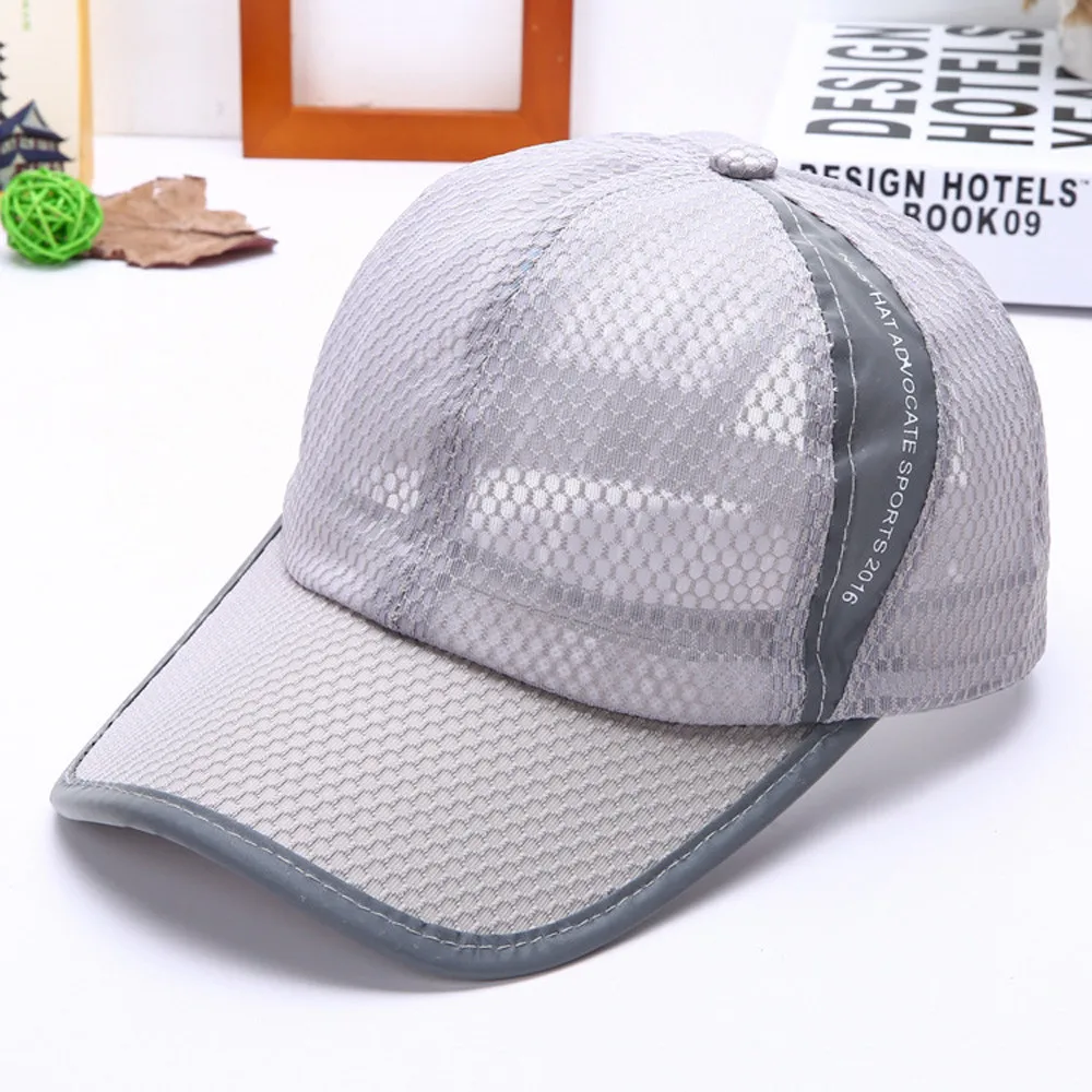 الصيف تنفس شبكة قبعة بيسبول gorras الفقرة hombre الرجال كاب الرياضة القبعات امرأة بونيه فام casquette أوم