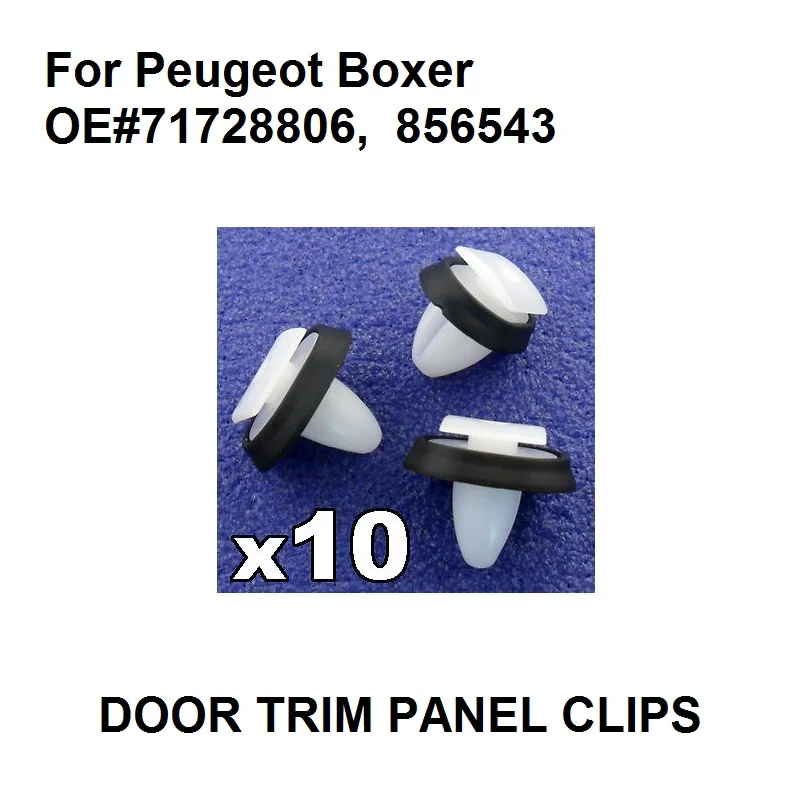 x10 For Peugeot Boxer Exterior Side Moulding Rub Bumpstrip / Lower Door