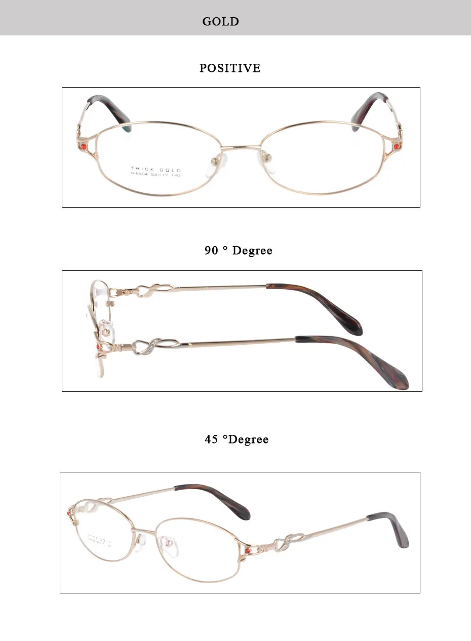 Magic Jing металлические очки при близорукости Rx Оптический оправа для мужчин и женщин N8504