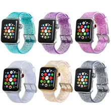 Silicone Straps For Apple Watch Bands 42mm 44mm 38mm 40mm For Apple Watch 4 3 2 1 Band Gold For iWatch Band 42mm Strap