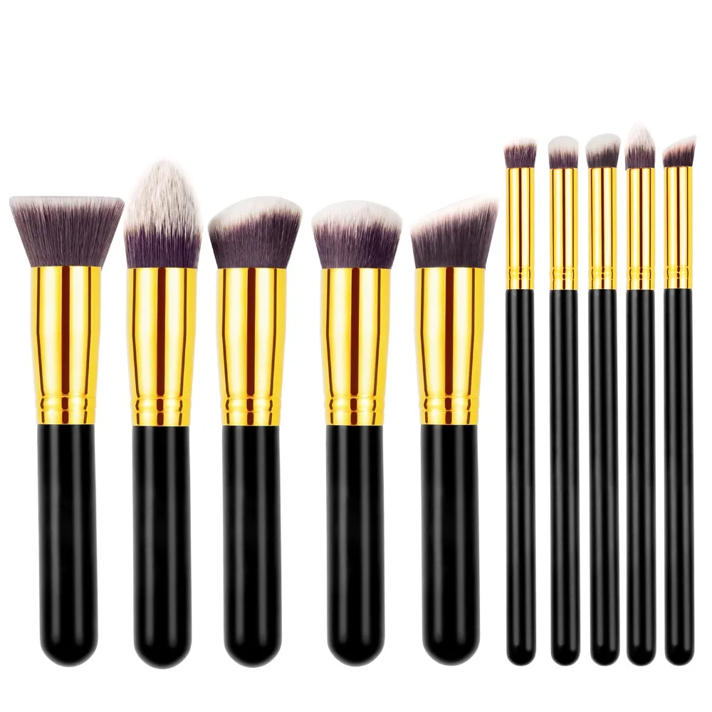 Wholesale High Quality Maquiagem Makeup brushes 10PCS/LOT Beauty