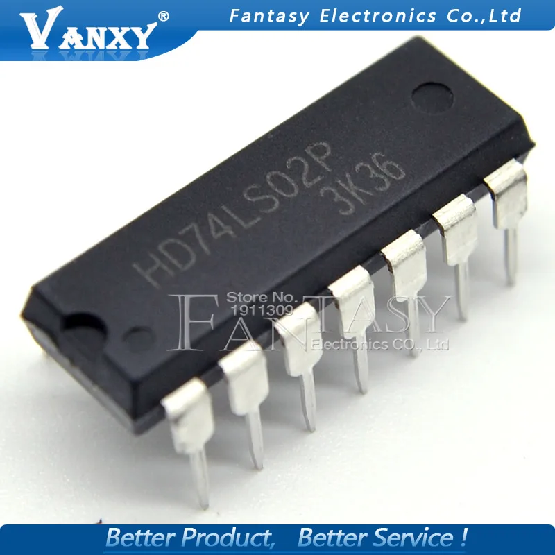 100 шт. HD74LS02P DIP14 HD74LS02 DIP SN74LS02N 74LS02 DIP-14 SN74LS02 и IC