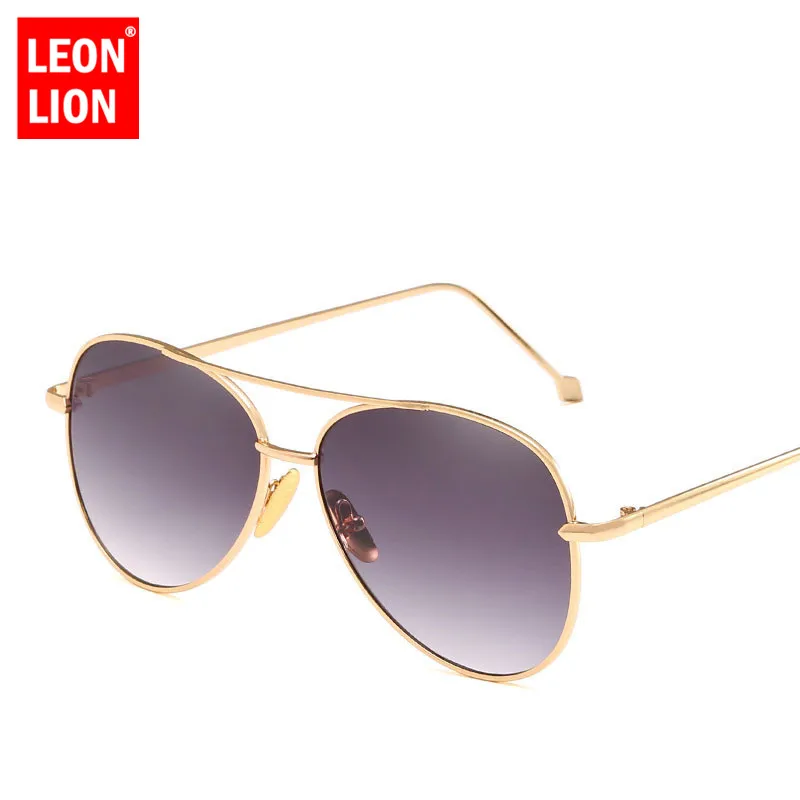 

LeonLion 2019 Vintage Pilot Sunglasses Women Alloy Mirror Glasses Retro Metal Sun Glasses Lunette De Soleil Femme UV400