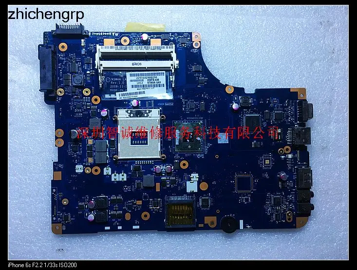

For Toshiba satellite L550 L555 17 inch laptop motherboard NSWAA LA-5321P K000093080 HM55 S989 DDR3 Integrated graphics