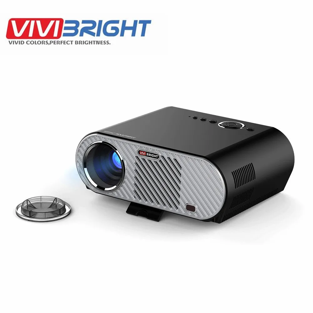 VIVIBRIGHT GP90 GP90UP ЖК проектор 3200 люмен Full HD для домашнего кинотеатра Поддержка 1280x800 с