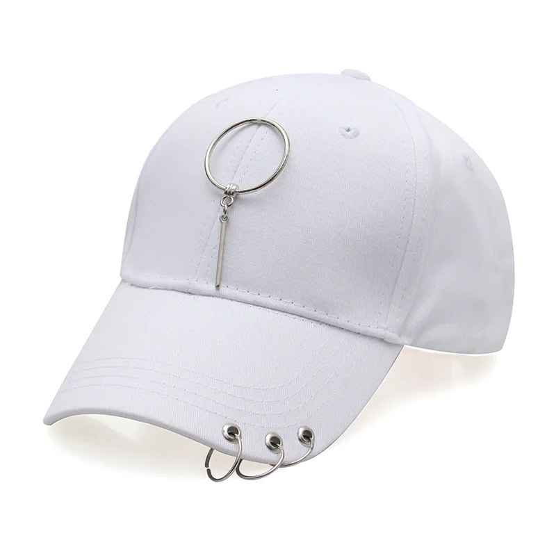 Кепки с кольцами бейсболки женские мужчины snapback Шапки классическое поло Стиль
