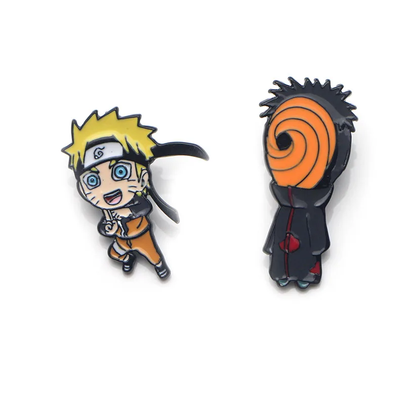 L3229 Uzumaki Naruto эмалированная булавка броши мультфильм креативная металлическая брошь булавки Джинсовая Шляпа значок воротник ювелирные изделия 1 шт