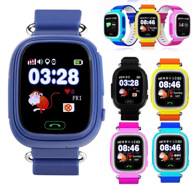 

Free Shopping Q90 Anti-lost SmartWatch For Kids Children GPS Tracker SOS Call For Android IOS