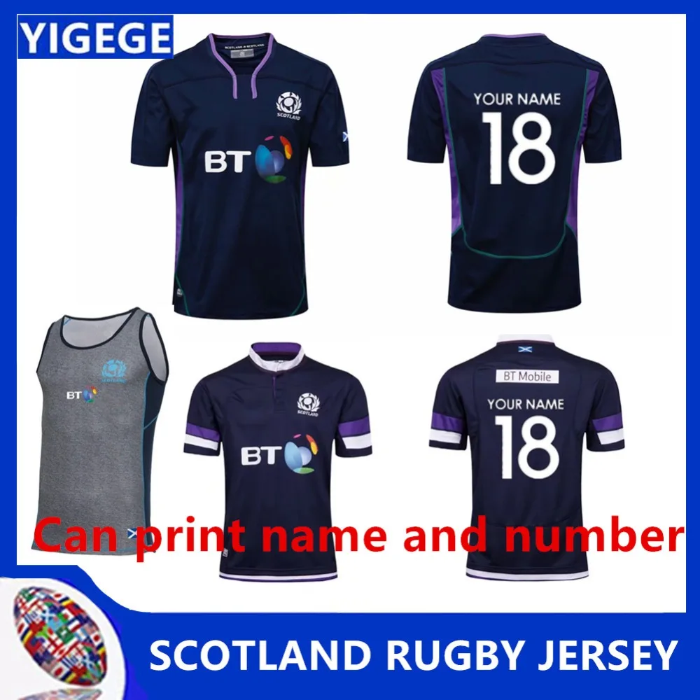 

SCOTLAND RUGBY 2018/19 HOME JERSEY 2019 new Scotland rugby jerseys Men Football Shirt free faster shipping size S-3XL