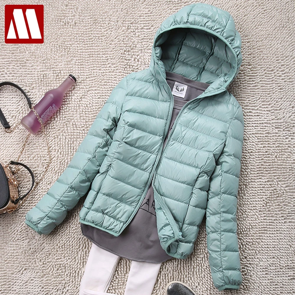 hooded puffer jacket ladies