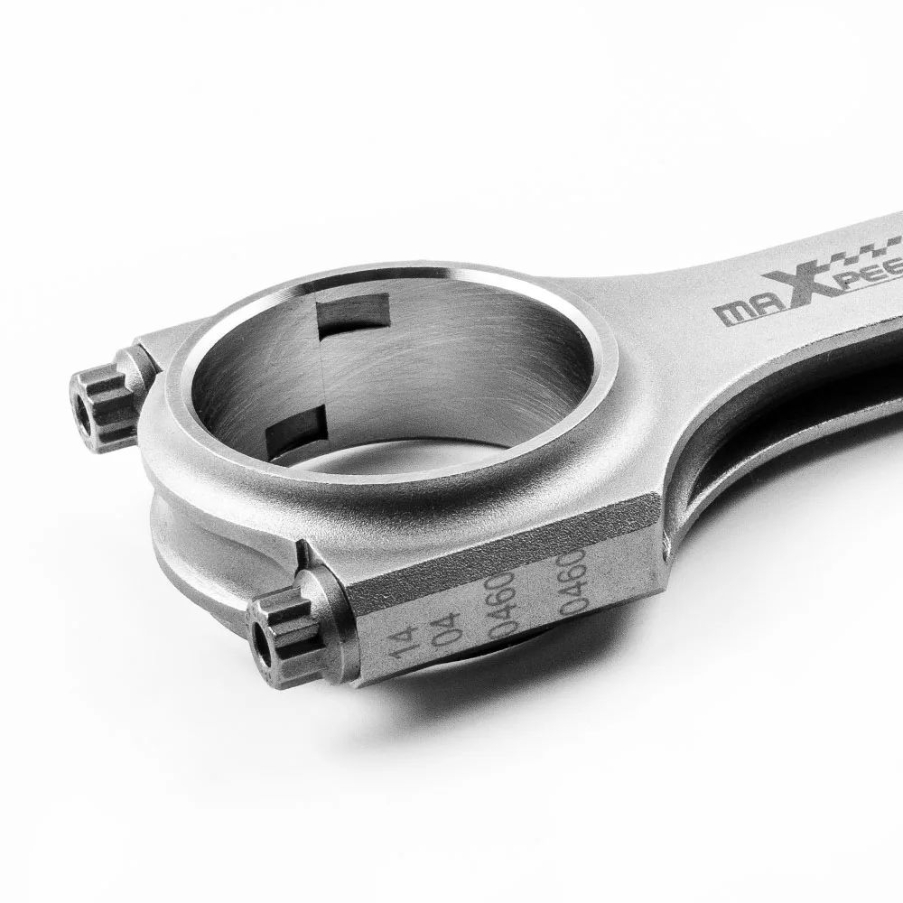 Para Nissan SR20 S13 S14 Silver 180SX Pulsar Biela H Beam 4340 CONRODS