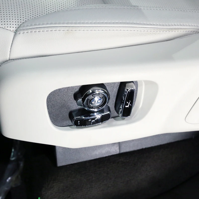 Для Land Rover Discovery 5 L462 2017 2018 ABS интерьер автокресло Кнопка регулировки крышка обрезать 8 шт. стайлинга автомобилей