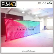 2 м* 6 м светодиодный экран полноцветный DMX DJ функция
