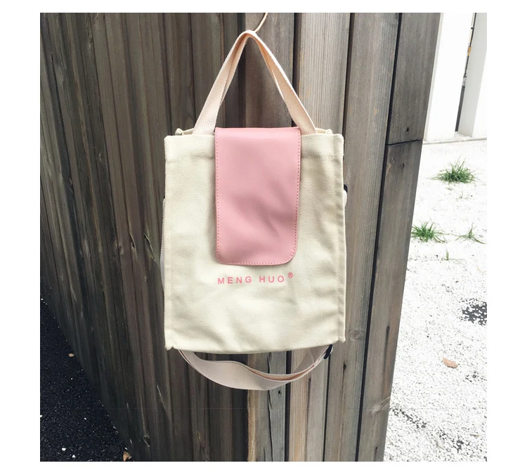 Menghuo Canvas Bag for Women 2018 Tote Ladies Casual Shoulder Bag Reusable Shopping Bags Beach Bag Female Cotton Cloth Handbag_39-2_24