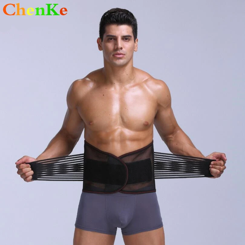 ChenKe Breathable Slimming Belt Corset Men Body Shaper Trainer Male