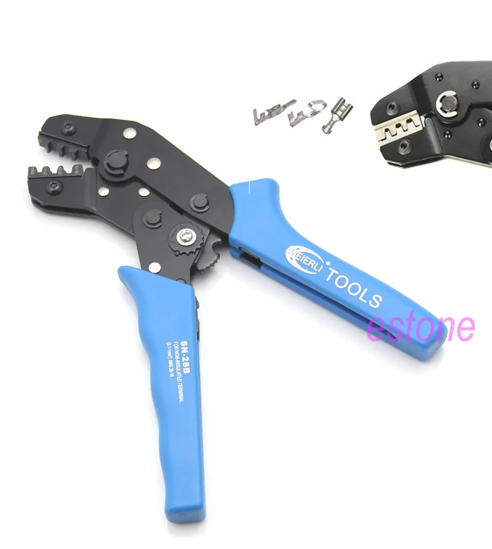 

SN-28B Pin Crimping Tool 2.54mm 3.96mm 28-18AWG Crimper 0.1-1.0mm2 For Dupont