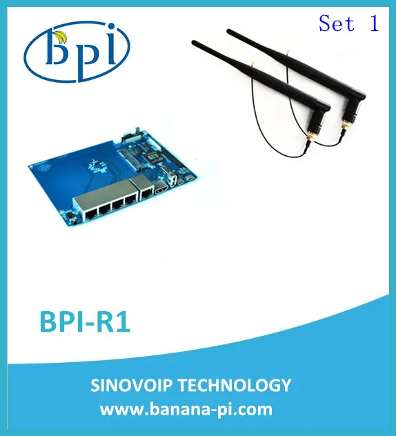 

Original Banana Pi Opensource router board+2pcs 3DB Antenna for R1 Board