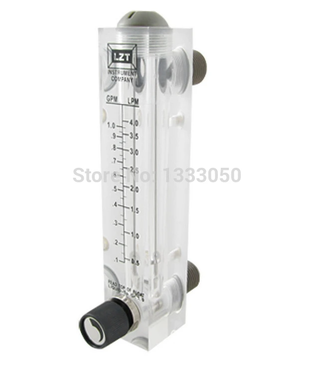 

Free Shipping Plastic Casing 0.1-1 GPM Panel Type Water Flowmeter New
