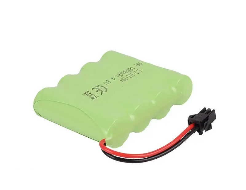 4.8V 1800mah Ni-MH battery with SM 2p plug for RC car RC tank RC boat RC truck 56*50*14MM 2pcs/lot 
