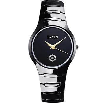 

luxury ladies wristwatch ceramic white black womens watches lvyin brand watches 200m waterproof Swim quartz woman clocks