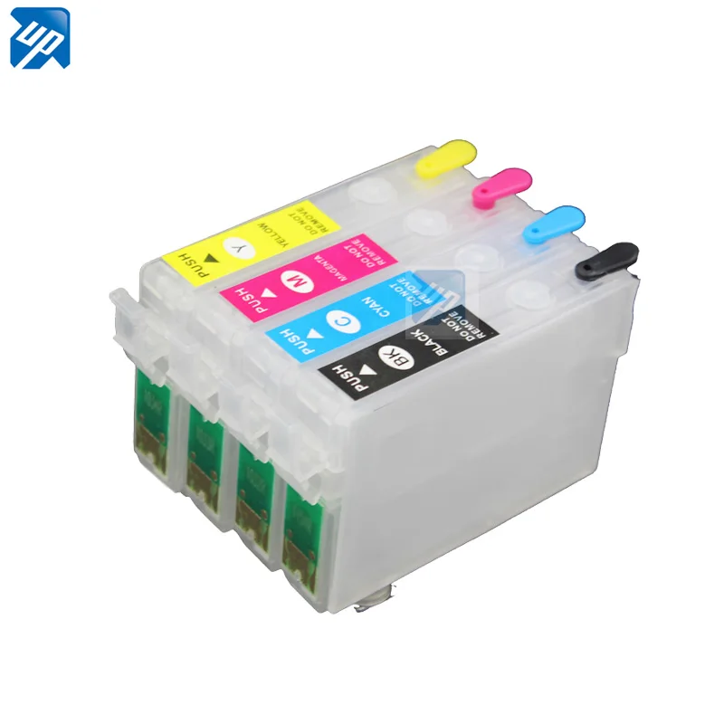 4 шт. многоразовые картриджи для принтеров epson Epson Stylus T23/TX105/T24/TX115 чип