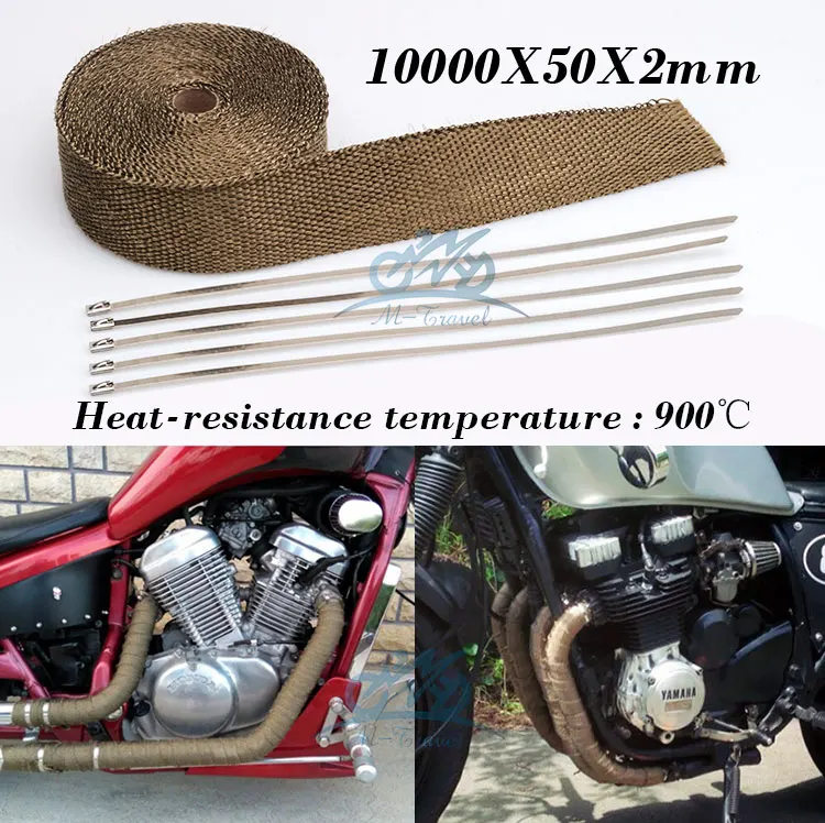 

Motorcycle Heat protection Heat Shield Turbo Wrap Tape For Car Truck Intake Inter cooler Reflective Insulation Kit Refit Design