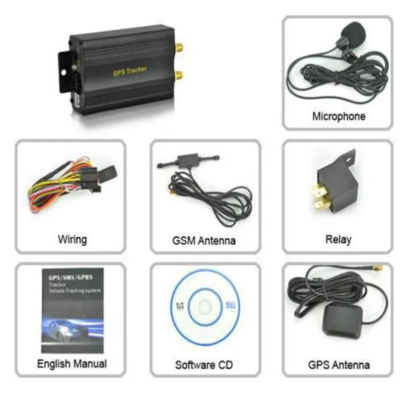  TK103B Fahrzeug Motorrad Bike GPS/GSM/GPRS Echtzeit Tracker Monitor Tracking Fabrik preis May29