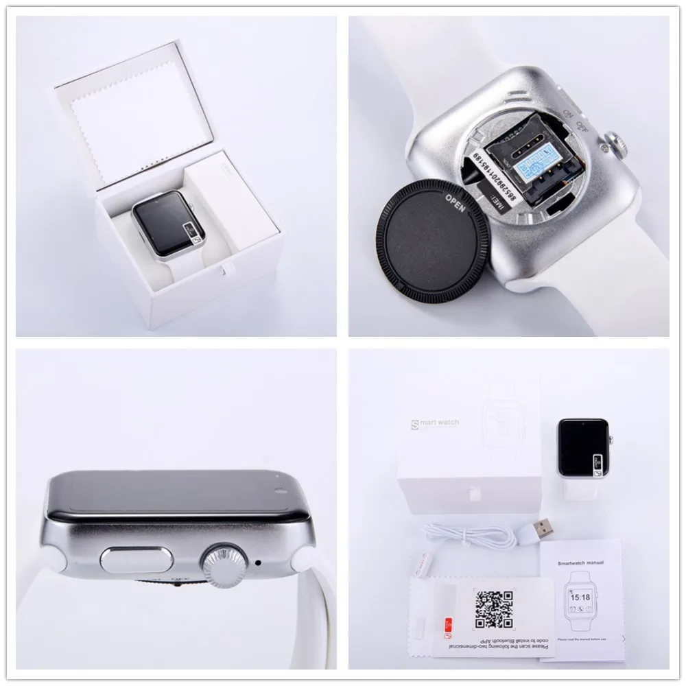 Оригинальные DM09 водонепроницаемые Смарт-часы ips круглый экран спортивные умные часы для Apple Watch huawei Android IOS телефонов