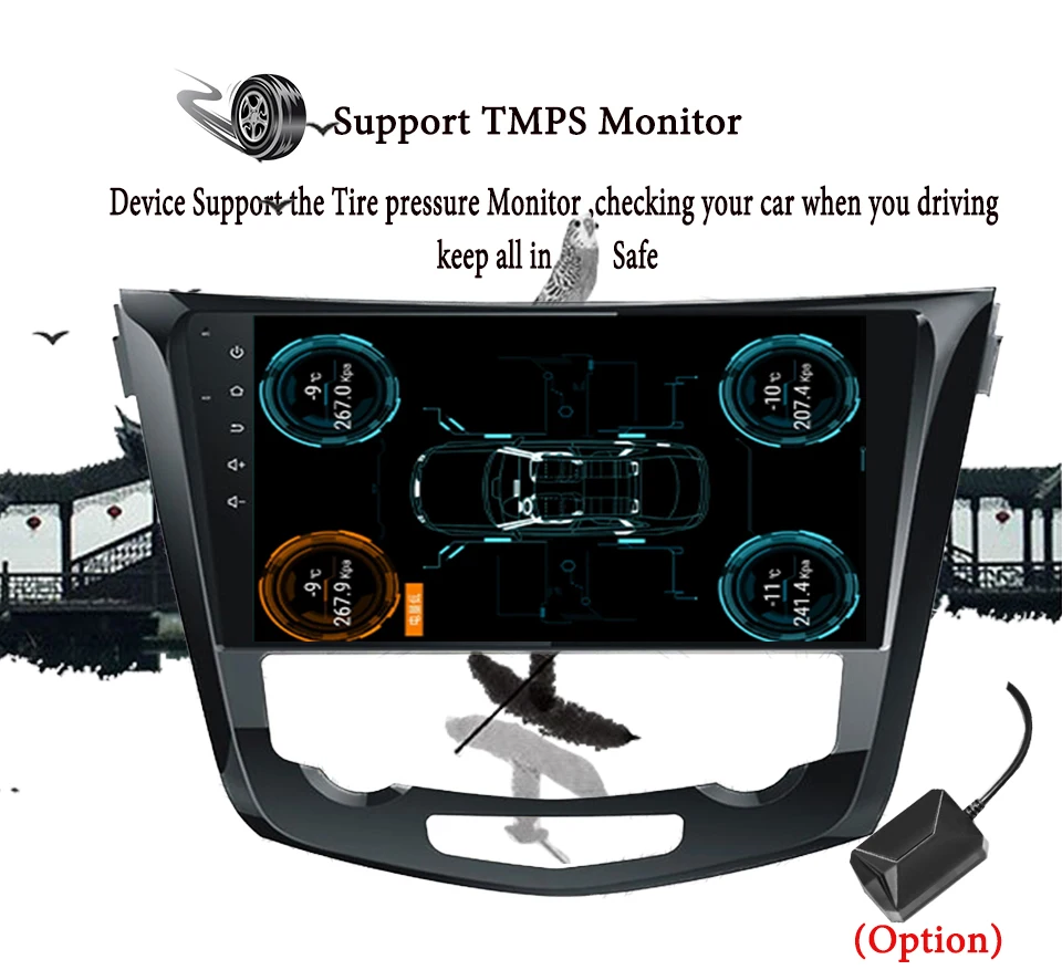 Sale 8 Octa core android 9.1 car dvd multimedia player for Nissan X-Trail Qashqai 2014 -17 stereo radio gps navigation SAT navi Map 17