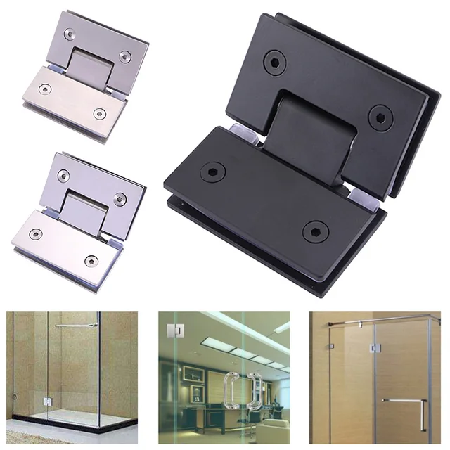 Heavy Duty 135 Degree Glass Door Hinge Cupboard Showcase Pivot