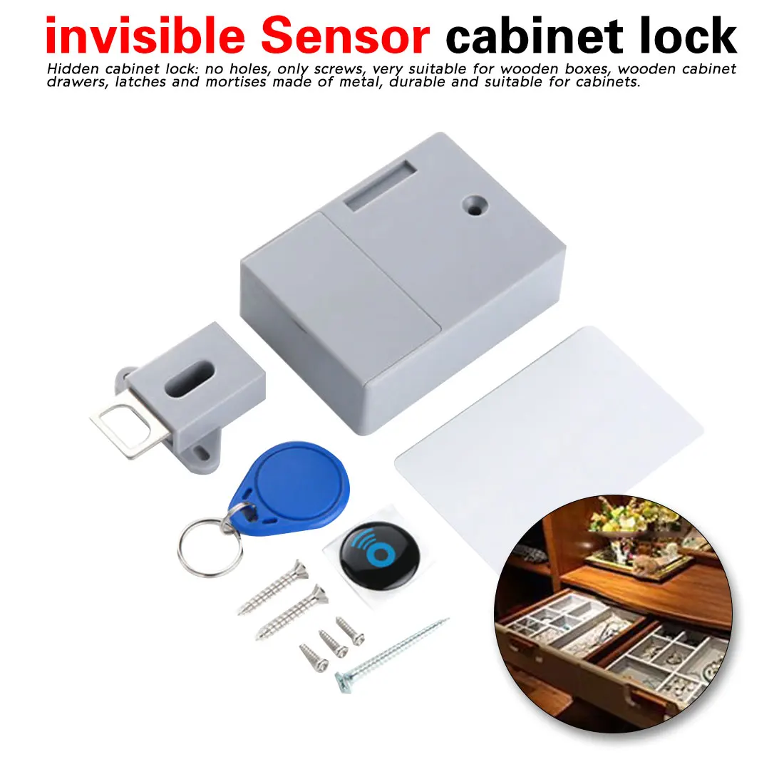 Smart Lock Wardrobe Lock Intelligent Electric Induction Door