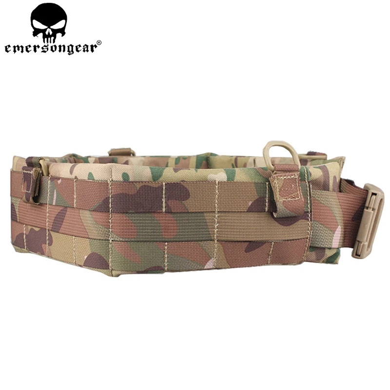 EMERSONGEAR Molle Padded Patrol Belt Tactical Hunting Men Airsoft Belt Combat Military Army Patrol Belt Multicam EM9155