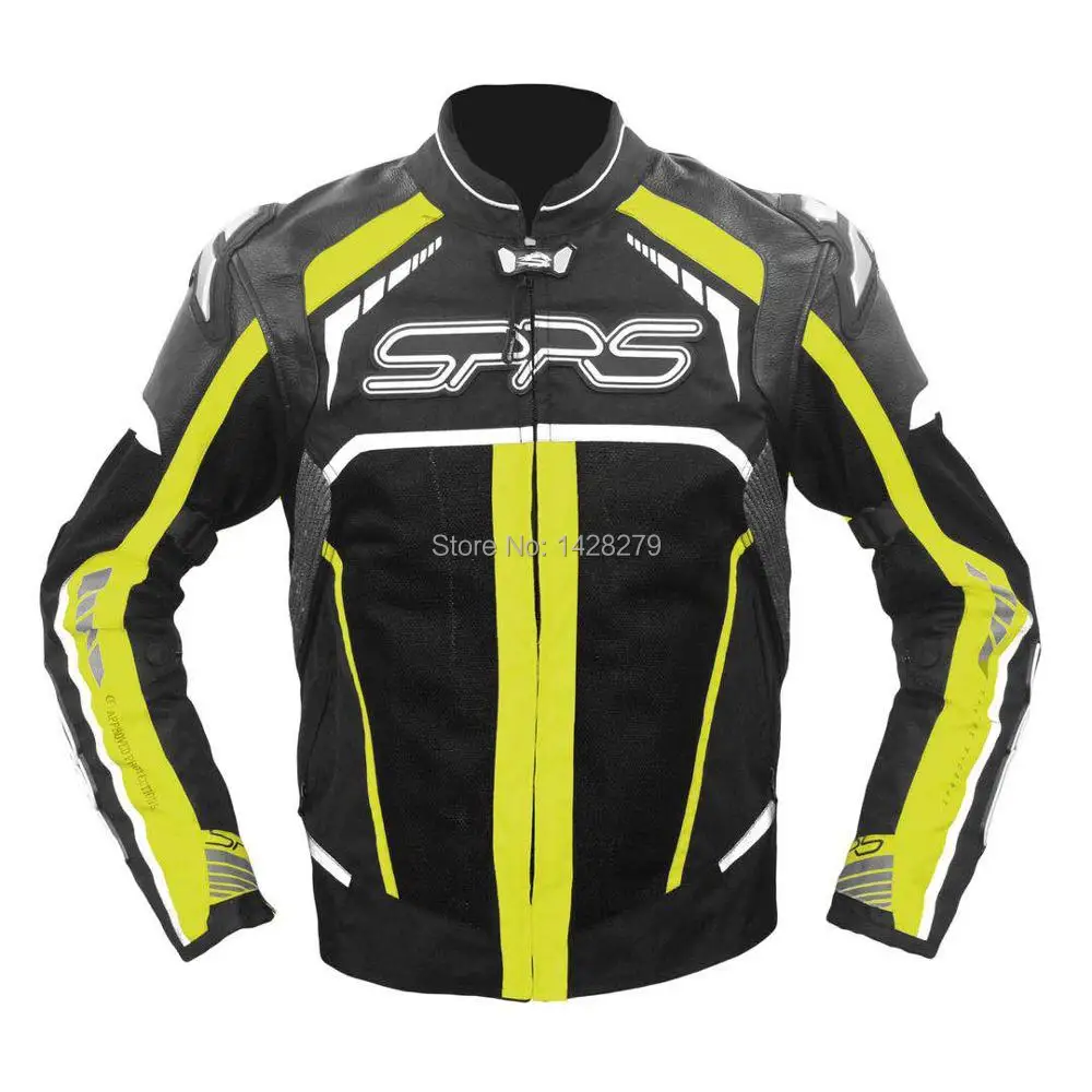 

Motorcycle Waterproof Riding Jacke Men's Textile Racing Jacket with Windproof Lining and 5 protectors