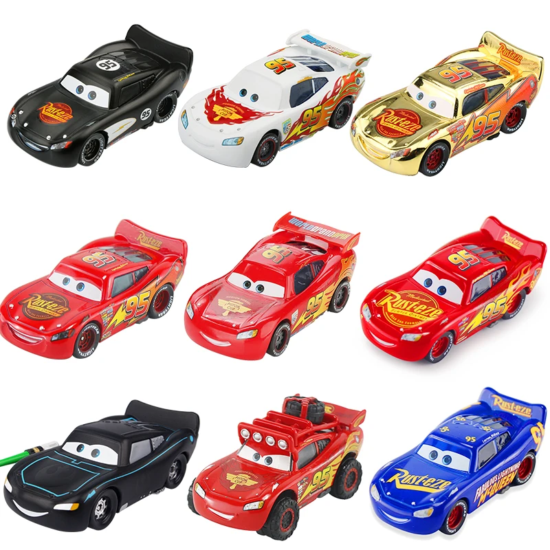 Disney Pixar Cars 3 2 потрясающая серебристая молния Маккуин внедорожник 1:55 литой