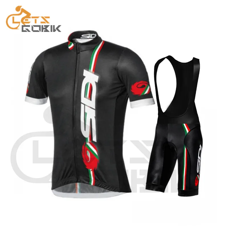 

2019 Summer Sidi TEAM Cycling JERSEY Quick Dry Ropa Ciclismo Mens Bicycle Clothing GEL Breathable Pad Bib Short Sets