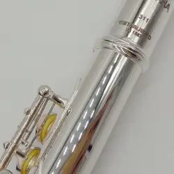 Фирменная Новинка MFC Японии промежуточных стандартов флейты MFCFL-311 посеребренные флейта кольца покрыты ключи 16 17 отверстий закрыты