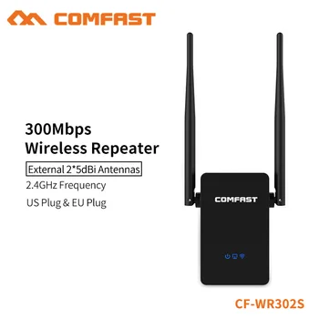 

2PCS COMFAST Wireless Wifi Repeater 300Mbps 802.11b/g/n Extender Signal Wifi Amplifier Signal Booster Repetidor CF-WR302S