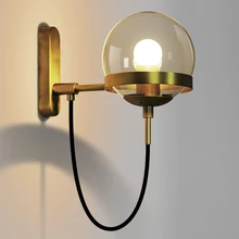 Postmodern Wall Lamp LED Wall Sconces Bedside Living Room Hotel Aisle Bedside Bedroom Lamp Glass Ball Wall Sconce Light Fixture Postmodern Wall Lamp LED Wall Sconces Bedside Living Room Hotel Aisle Bedside Bedroom Lamp Glass Ball Wall Sconce Light Fixture