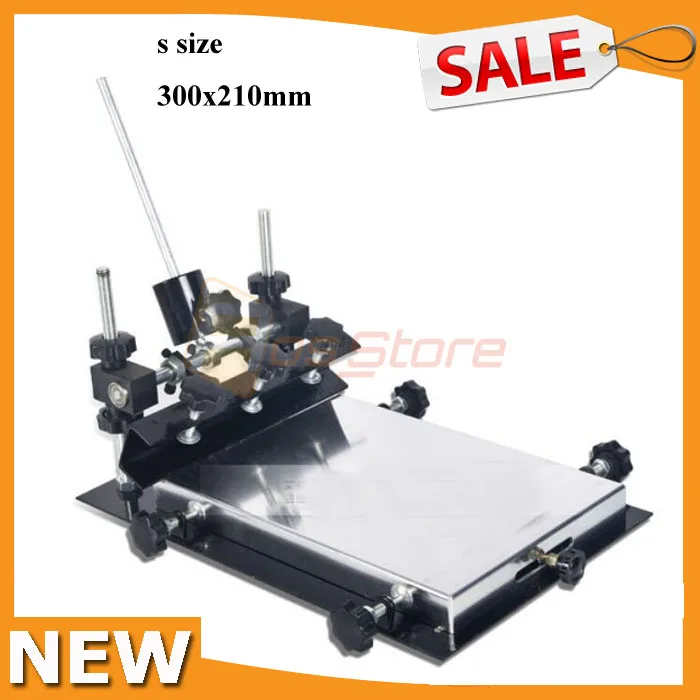 

Manual Solder Paste Printer PCB SMT Stencil Printer S Size 300x210mm Silk Printing Machine