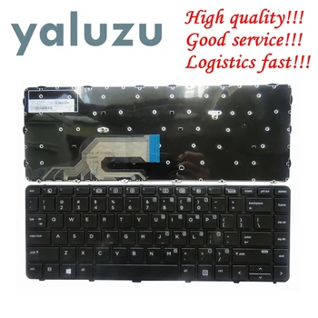 

YALUZU US Keyboard for HP ProBook 430 G3 430 G4 440 G3 440 G4 445 G3 laptop US keyboard with Frame no backlit keyboard