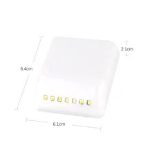 1 шт. под шкаф огни для шкафа ящик для шкафа батарея датчика движения питание Интеллектуальный светодиодный ночник HB