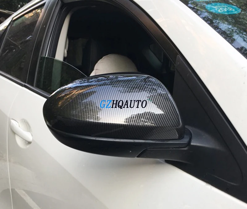 Автомобильные аксессуары HengFei для Mazda 2 3 6 чехол из углеродного волокна зеркала