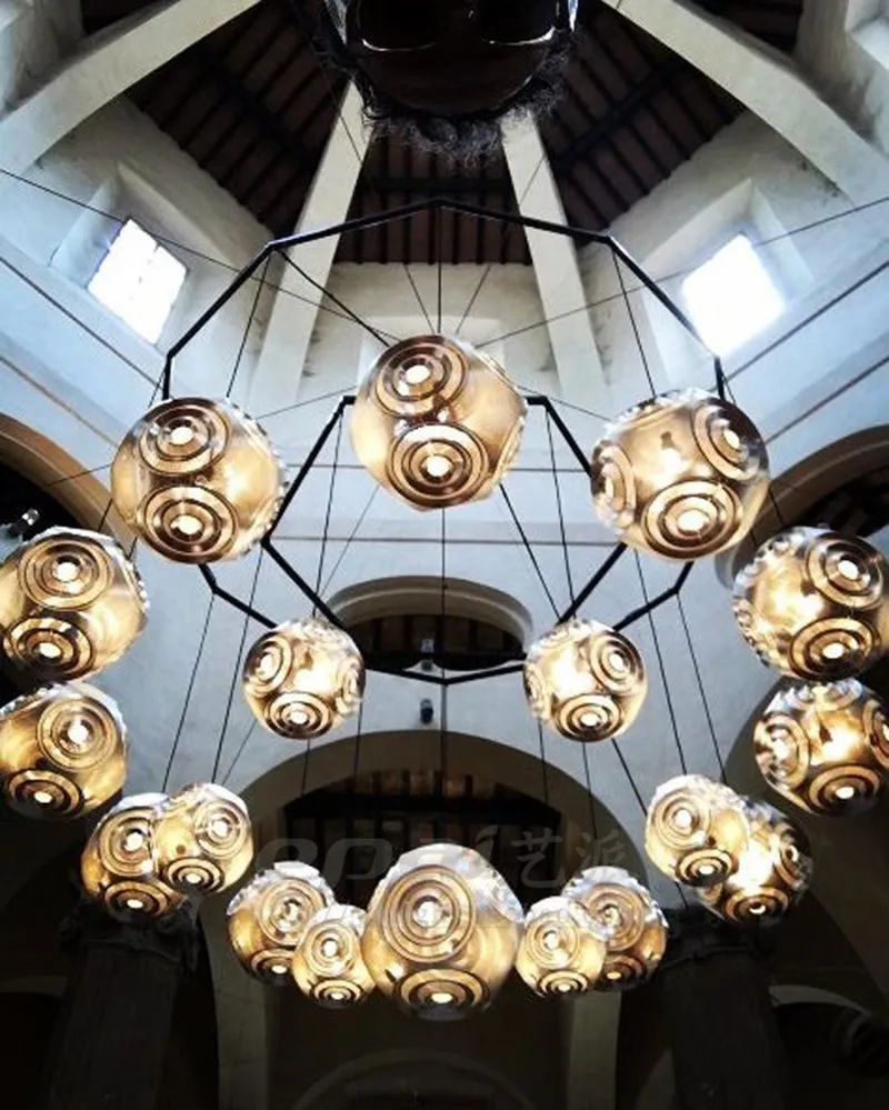 Modern Space Ball Pendant Lamp-4
